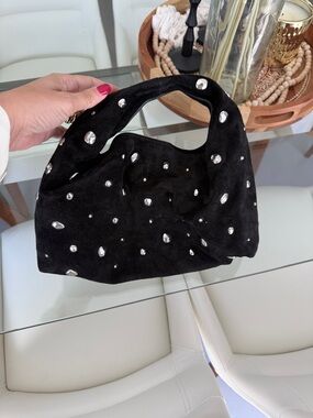 Madewell Black Studded Mini Bag